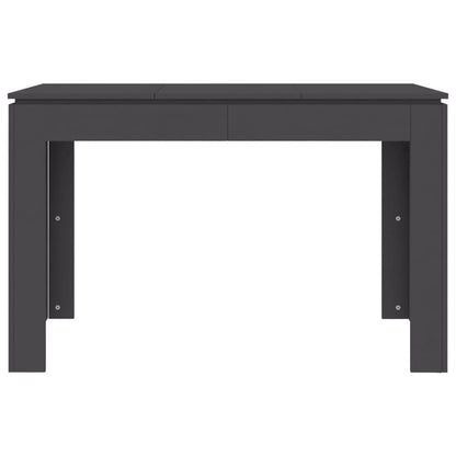 Tavolo da Pranzo Grigio 120x60x76 cm in Legno Multistrato