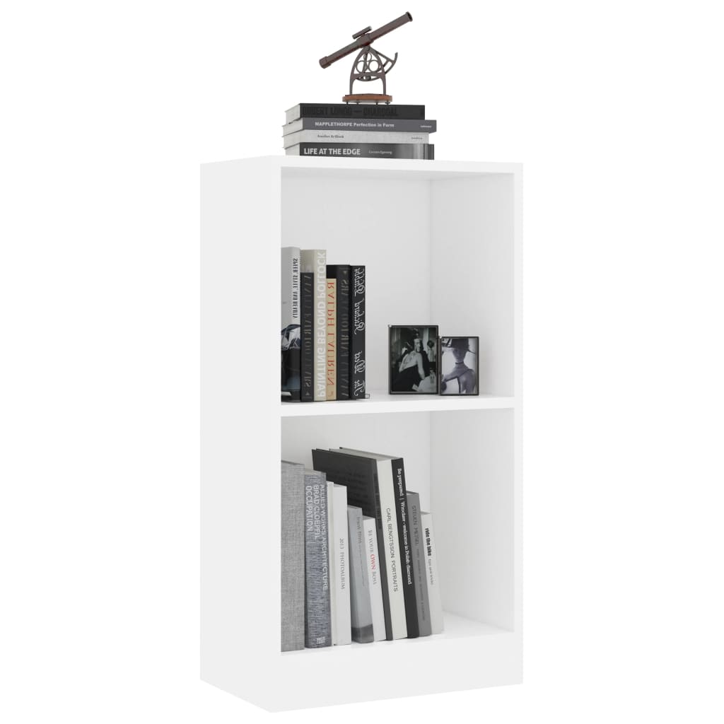 Libreria Bianca 40x24x75 cm in Legno Multistrato
