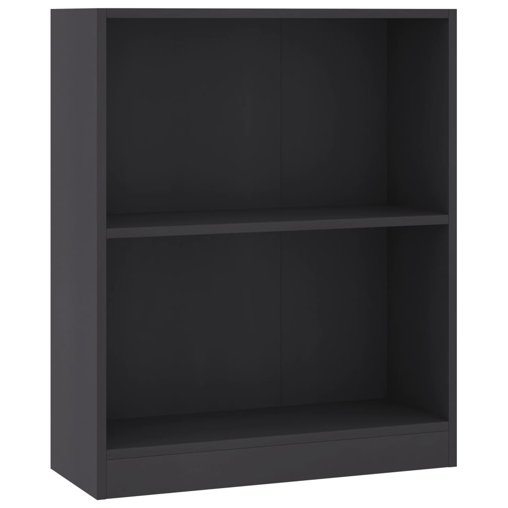 Libreria Grigia 60x24x76 cm in Legno Multistrato