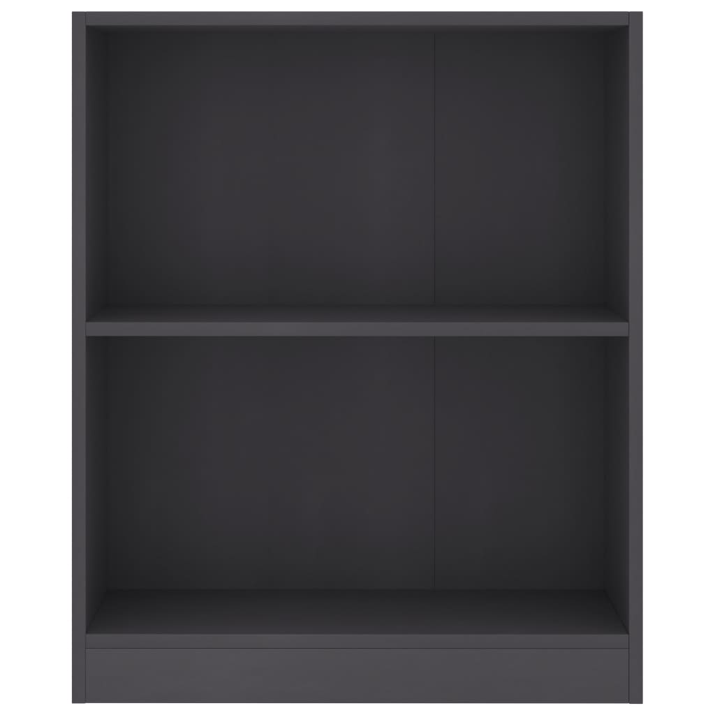 Libreria Grigia 60x24x76 cm in Legno Multistrato