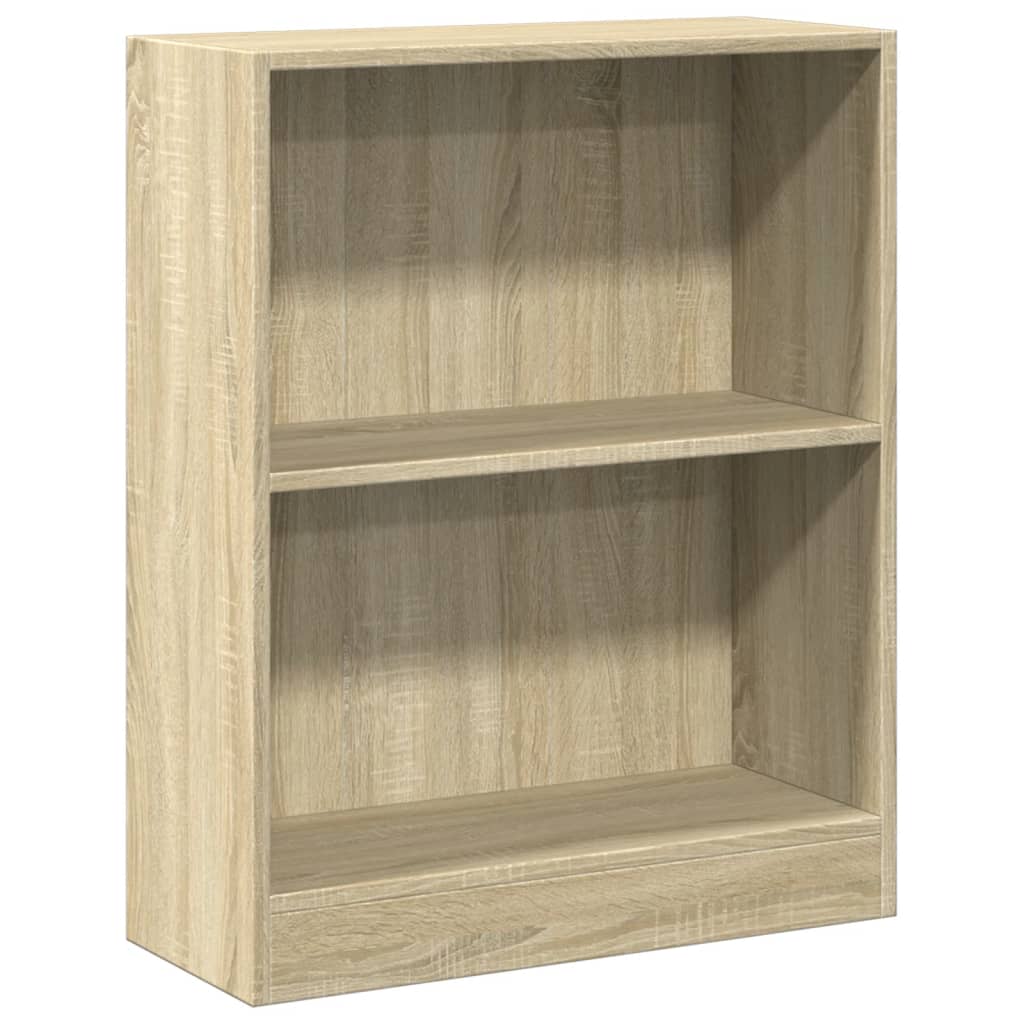 Libreria Rovere Sonoma 60x24x76 cm in Legno Multistrato