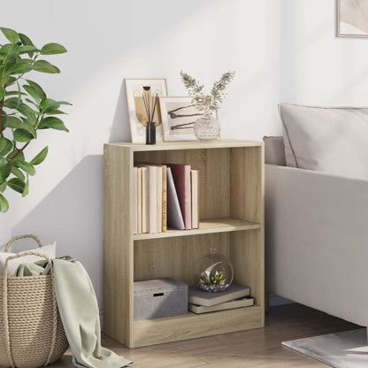 Libreria Rovere Sonoma 60x24x76 cm in Legno Multistrato