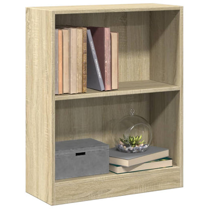 Libreria Rovere Sonoma 60x24x76 cm in Legno Multistrato