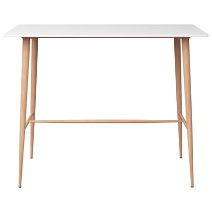 Tavolo da Bar Bianco 120x60x105 cm