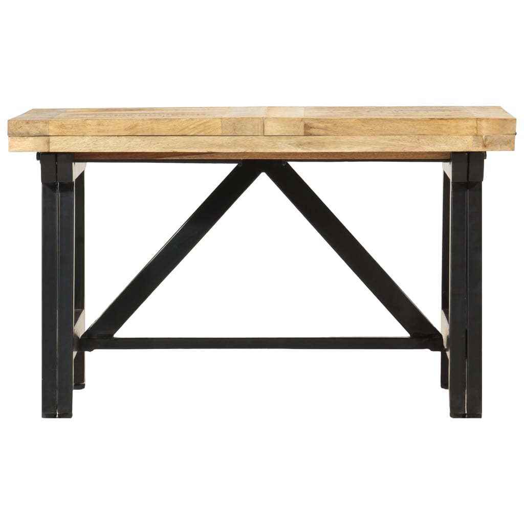 Tavolino Salotto Estensibile 160x70x45 cm Legno Massello Mango