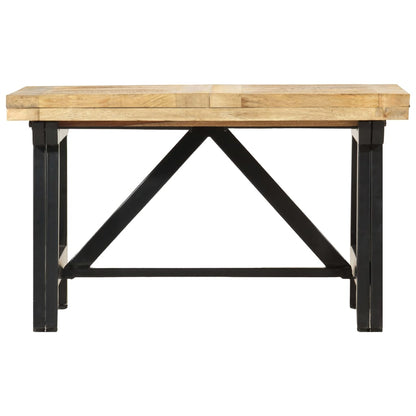 Tavolino Salotto Estensibile 160x70x45 cm Legno Massello Mango