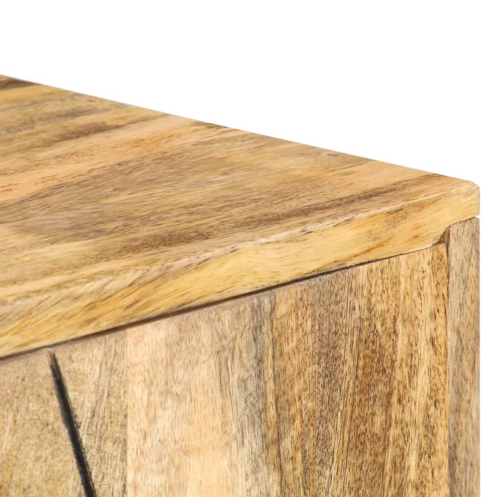Credenza 118x30x75 cm in Legno Massello di Mango