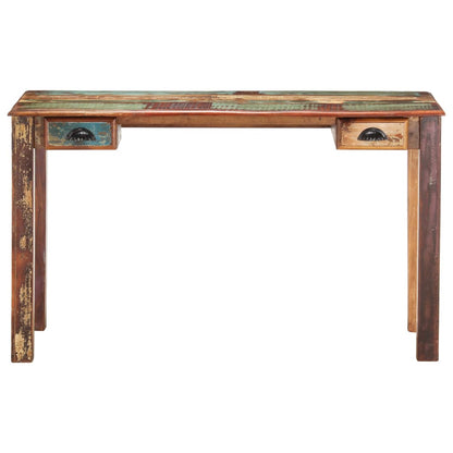 Scrivania 130x55x76 cm in Legno Massello di Recupero