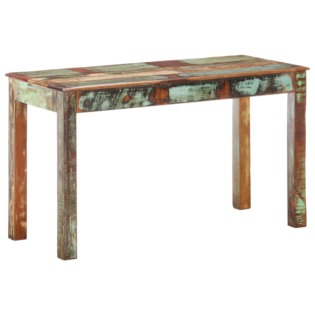 Scrivania 130x55x76 cm in Legno Massello di Recupero