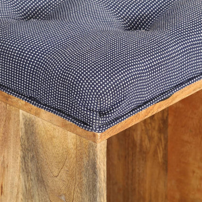 Panca da Ingresso 100x35x47 cm in Legno Massello di Mango