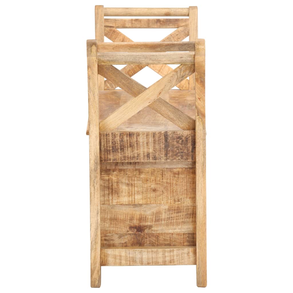 Panca per Ingresso 103x33x72 cm in Legno Massello di Mango
