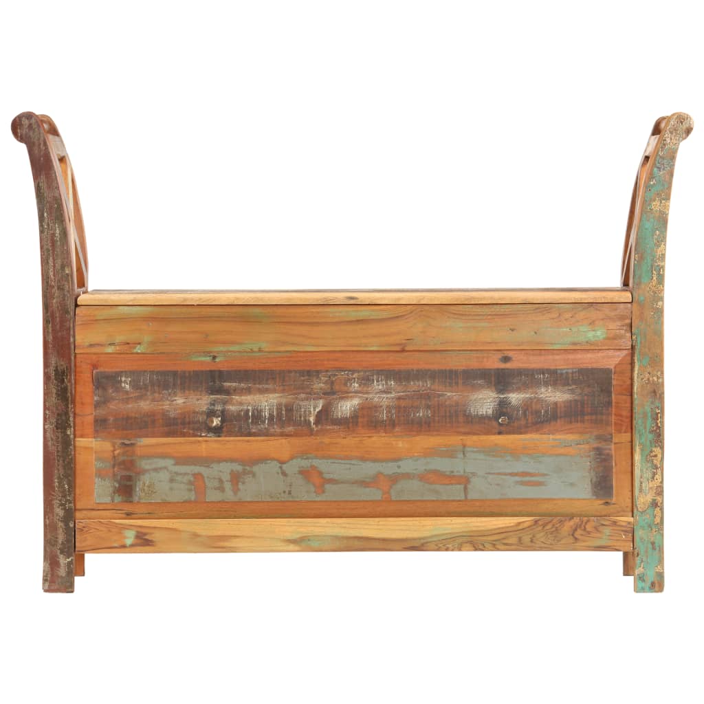Panca da Ingresso 103x33x72 cm in Legno Massello di Recupero