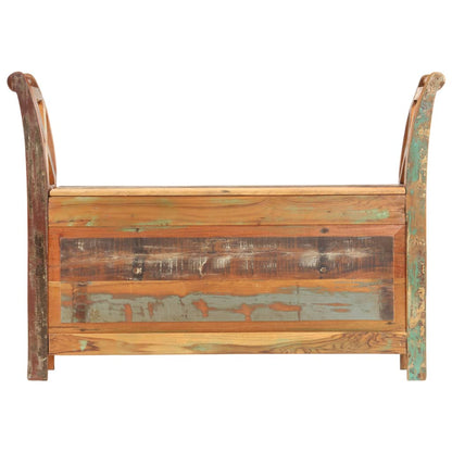 Panca da Ingresso 103x33x72 cm in Legno Massello di Recupero