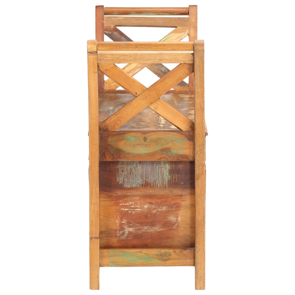 Panca da Ingresso 103x33x72 cm in Legno Massello di Recupero