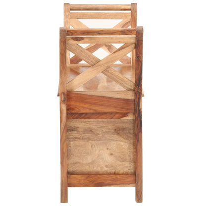 Panca 103x33x72 cm in Legno Massello di Acacia