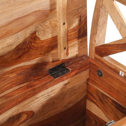 Panca 103x33x72 cm in Legno Massello di Acacia