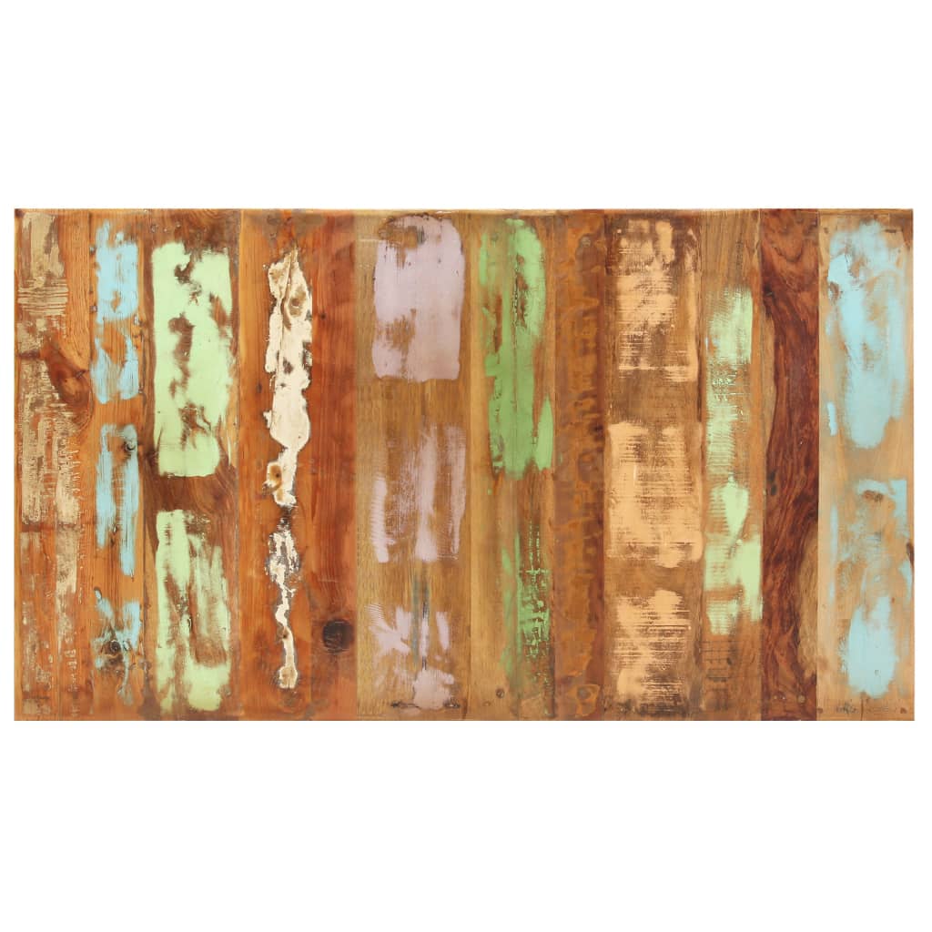 Tavolo da Pranzo in Legno Massello di Recupero 160x80x76 cm
