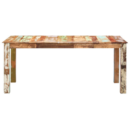 Tavolo da Pranzo in Legno Massello di Recupero 180x90x76 cm