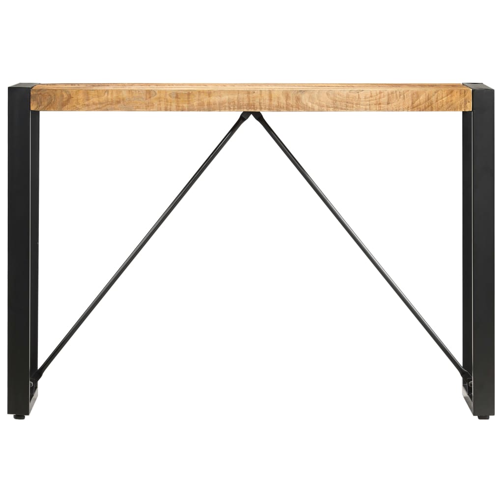 Tavolo Consolle 110x35x76 cm in Legno Massello di Mango