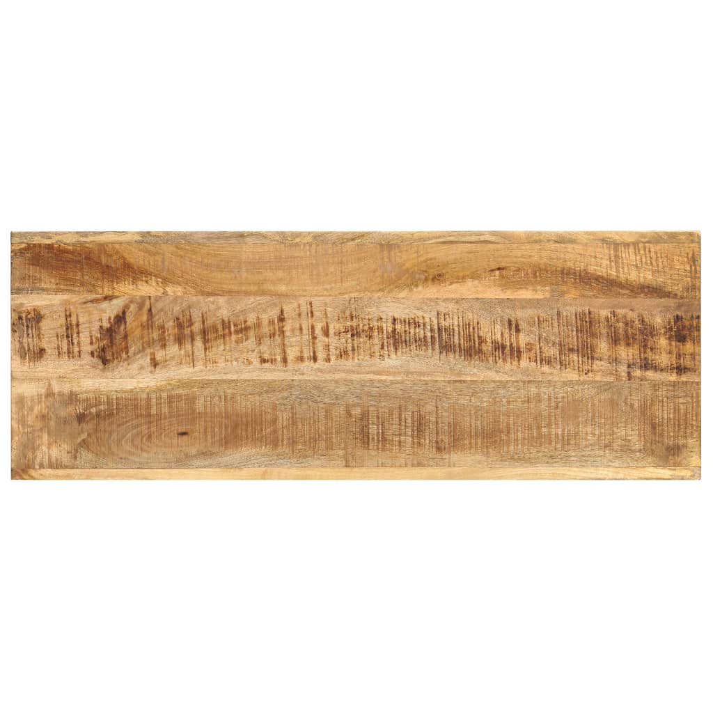 Tavolo Consolle 110x35x76 cm in Legno Massello di Mango