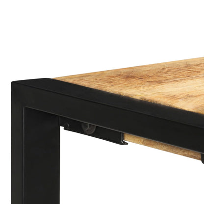 Tavolo Consolle 110x35x76 cm in Legno Massello di Mango