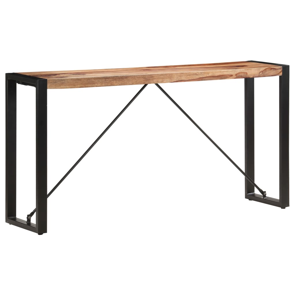 Tavolo Consolle 150x35x76 cm in Legno Massello di Sheesham
