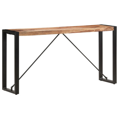 Tavolo Consolle 150x35x76 cm in Legno Massello di Sheesham