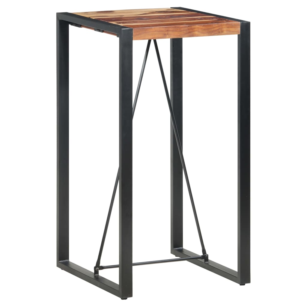 Tavolo da Bar 60x60x110 cm in Legno Massello di Sheesham
