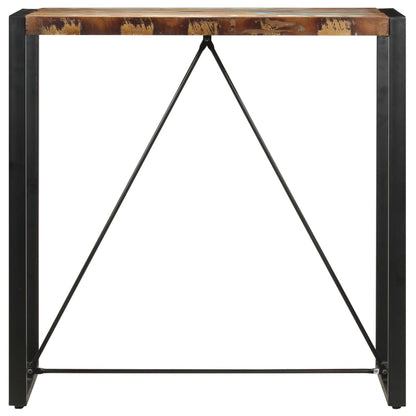 Tavolo da Bar 110x60x110 cm in Legno Massello di Recupero