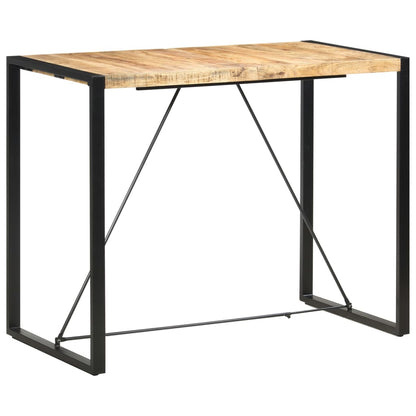 Tavolo da Bar 140x70x110cm in Legno Massello di Mango
