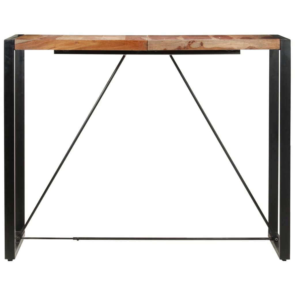 Tavolo da Bar 140x70x110cm in Legno Massello di Acacia