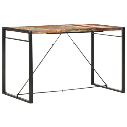 Tavolo da Bar 180x90x110cm in Legno Massello di Recupero