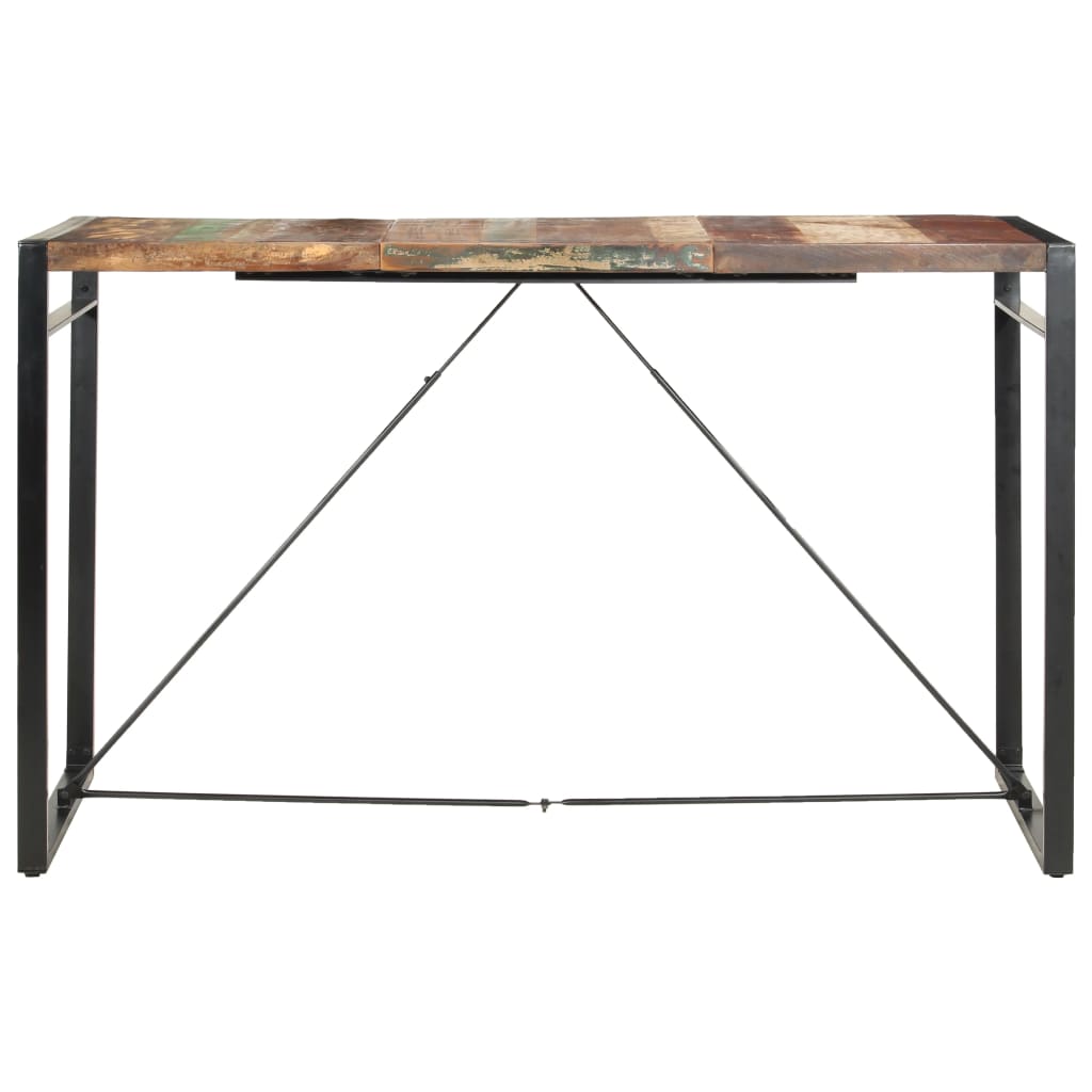 Tavolo da Bar 180x90x110cm in Legno Massello di Recupero