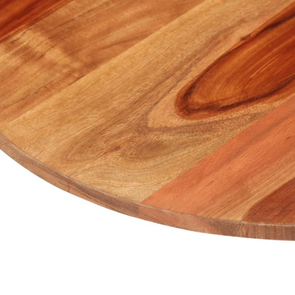 Piano Tavolo in Legno Massello di Acacia Rotondo 15-16 mm 40 cm