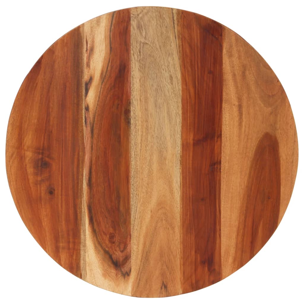 Piano Tavolo in Legno Massello di Acacia Rotondo 15-16 mm 60 cm