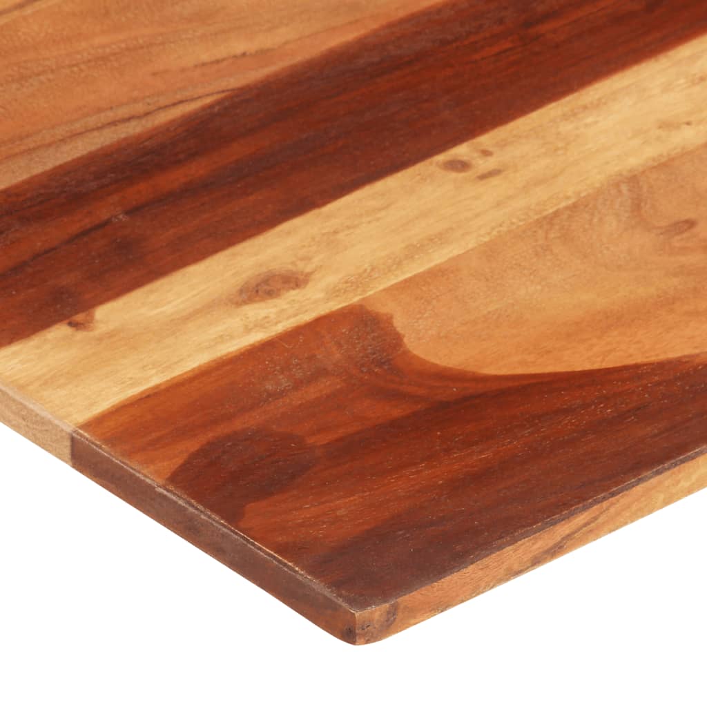 Piano Tavolo in Legno Massello di Acacia 15-16 mm 60x60 cm