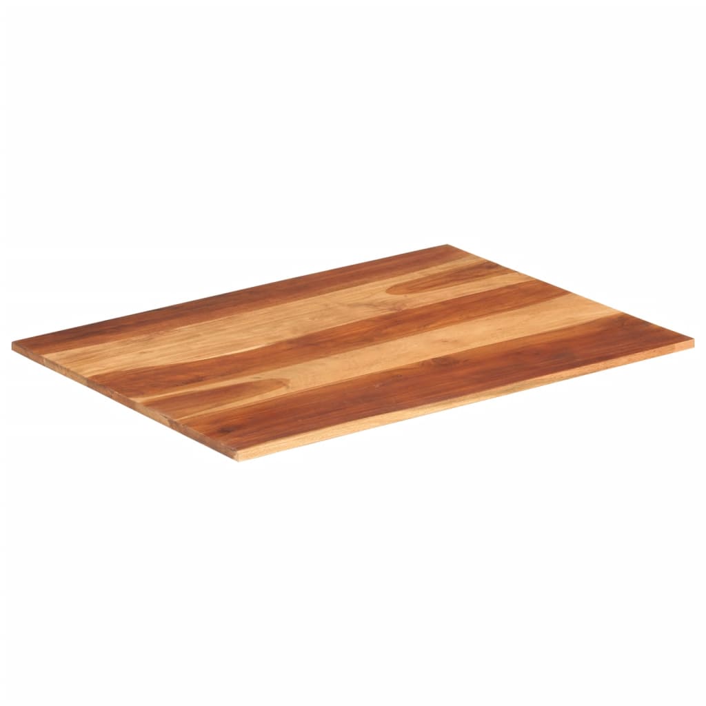 Piano Tavolo in Legno Massello di Acacia 15-16 mm 60x80 cm