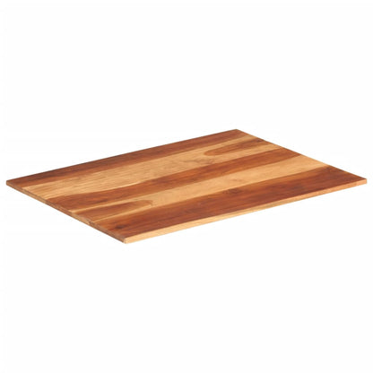 Piano Tavolo in Legno Massello di Acacia 15-16 mm 60x80 cm