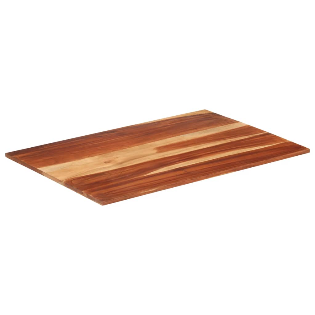 Piano Tavolo in Legno Massello di Acacia 15-16 mm 60x90 cm