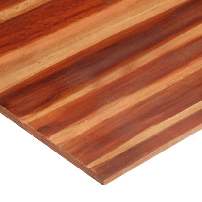 Piano Tavolo in Legno Massello di Acacia 15-16 mm 60x100 cm