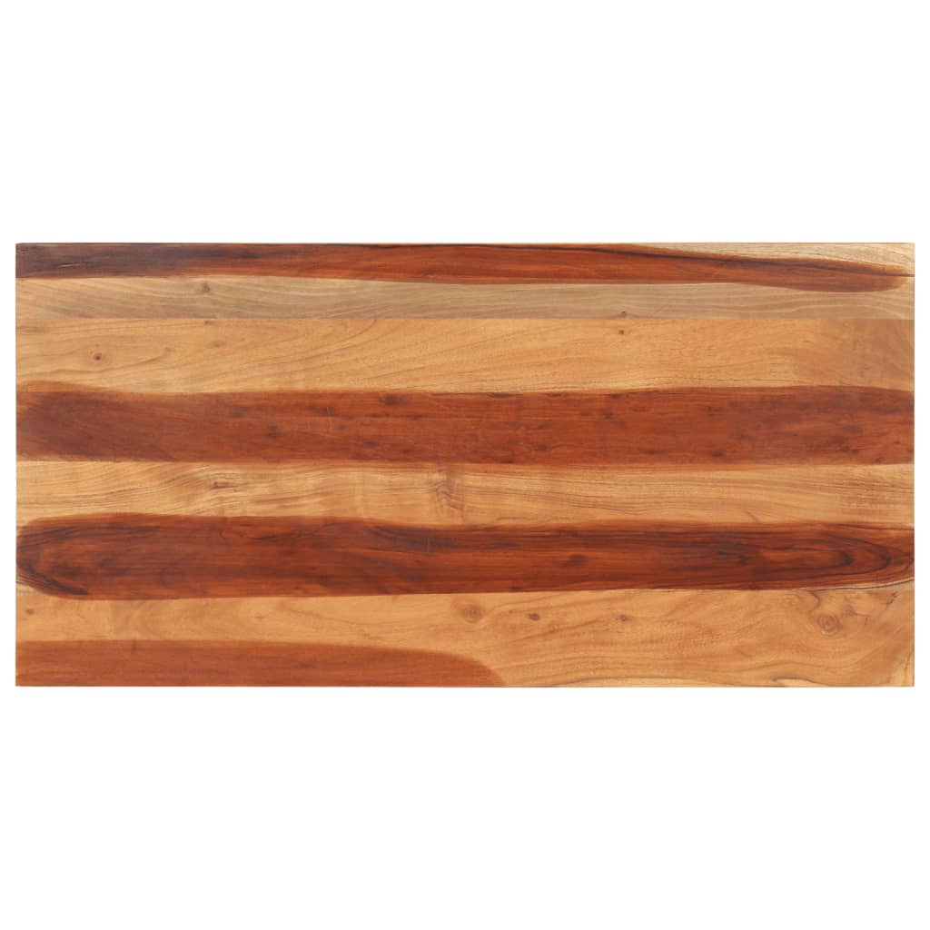 Piano Tavolo in Legno Massello di Acacia 15-16 mm 60x120 cm