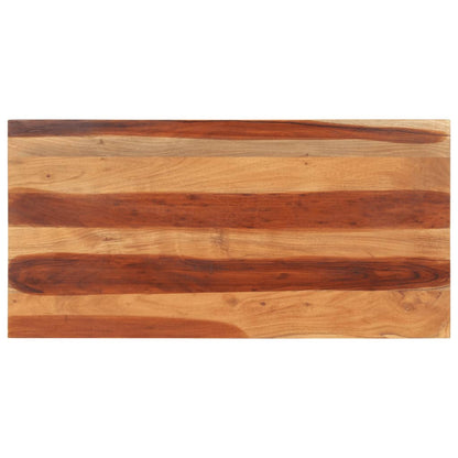 Piano Tavolo in Legno Massello di Acacia 15-16 mm 60x120 cm