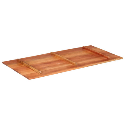 Piano Tavolo in Legno Massello di Acacia 15-16 mm 60x120 cm