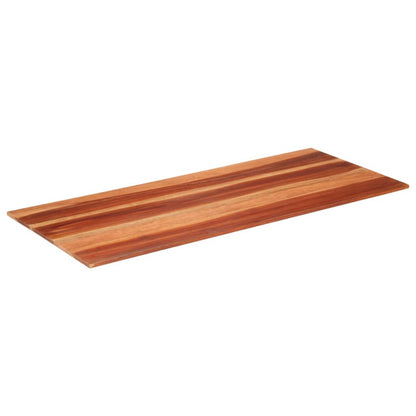 Piano Tavolo in Legno Massello di Acacia 15-16 mm 60x140 cm