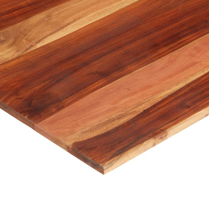 Piano Tavolo in Legno Massello di Acacia 15-16 mm 70x70 cm
