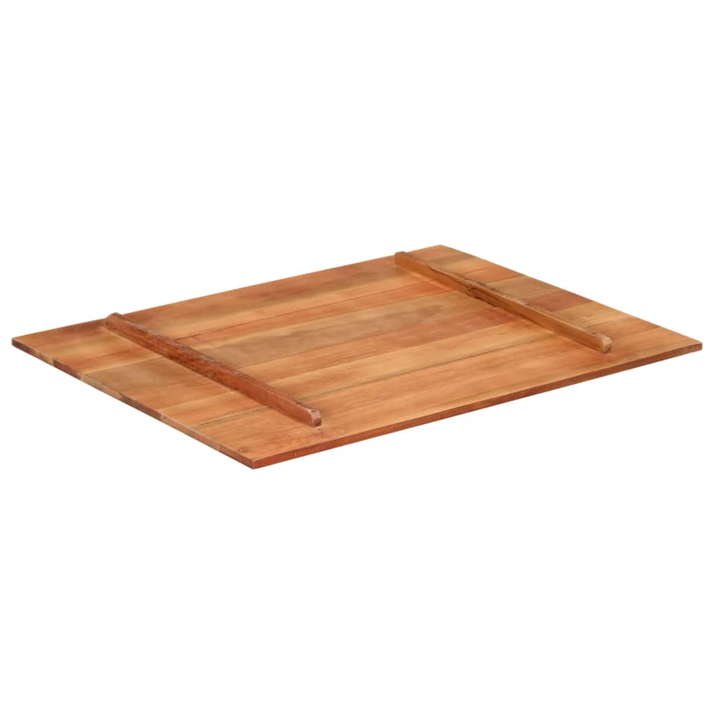 Piano Tavolo in Legno Massello di Acacia 15-16 mm 70x90 cm