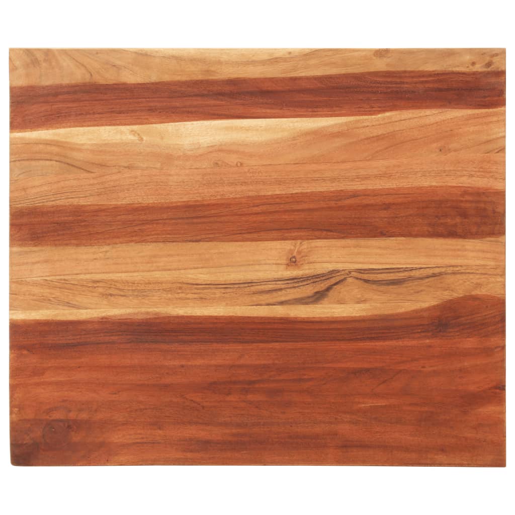 Piano Tavolo in Legno Massello di Acacia 25-27 mm 60x70 cm