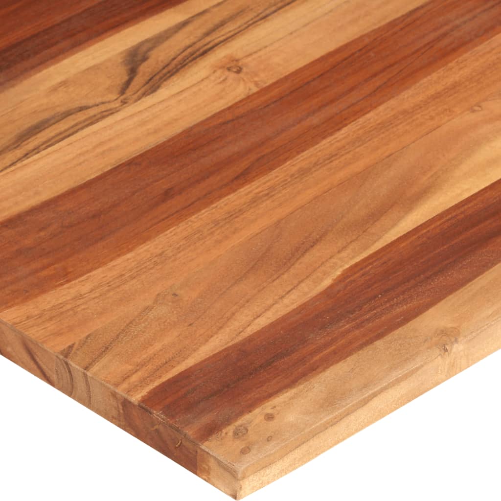Piano Tavolo in Legno Massello di Acacia 25-27 mm 60x70 cm