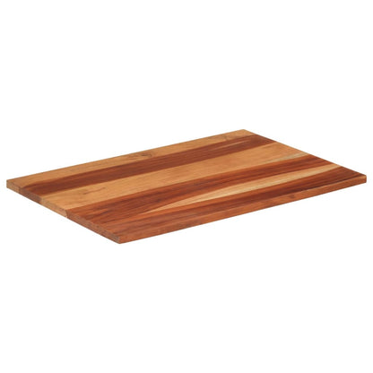Piano Tavolo in Legno Massello di Acacia 25-27 mm 60x90 cm