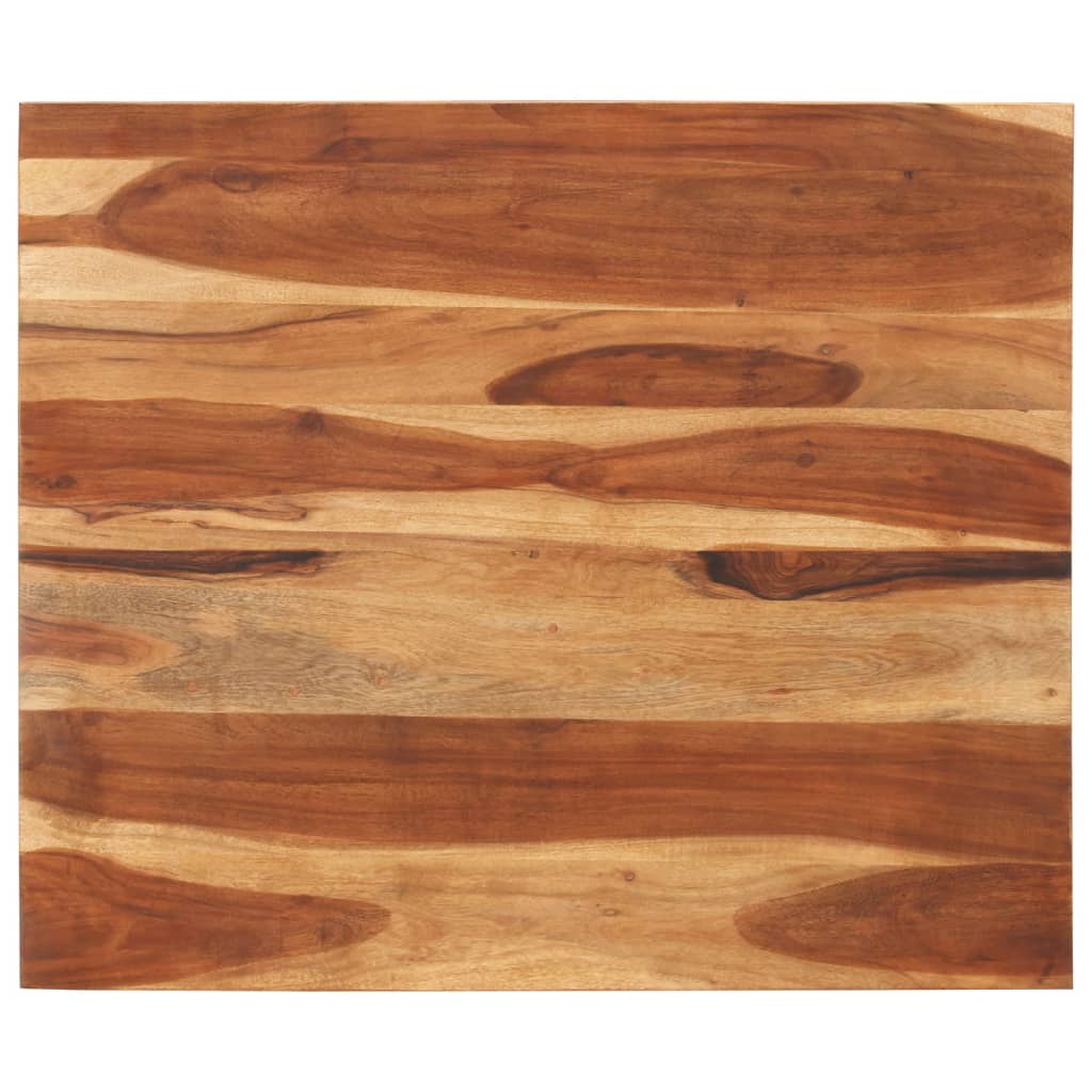Piano Tavolo in Legno Massello di Acacia 25-27 mm 70x80 cm